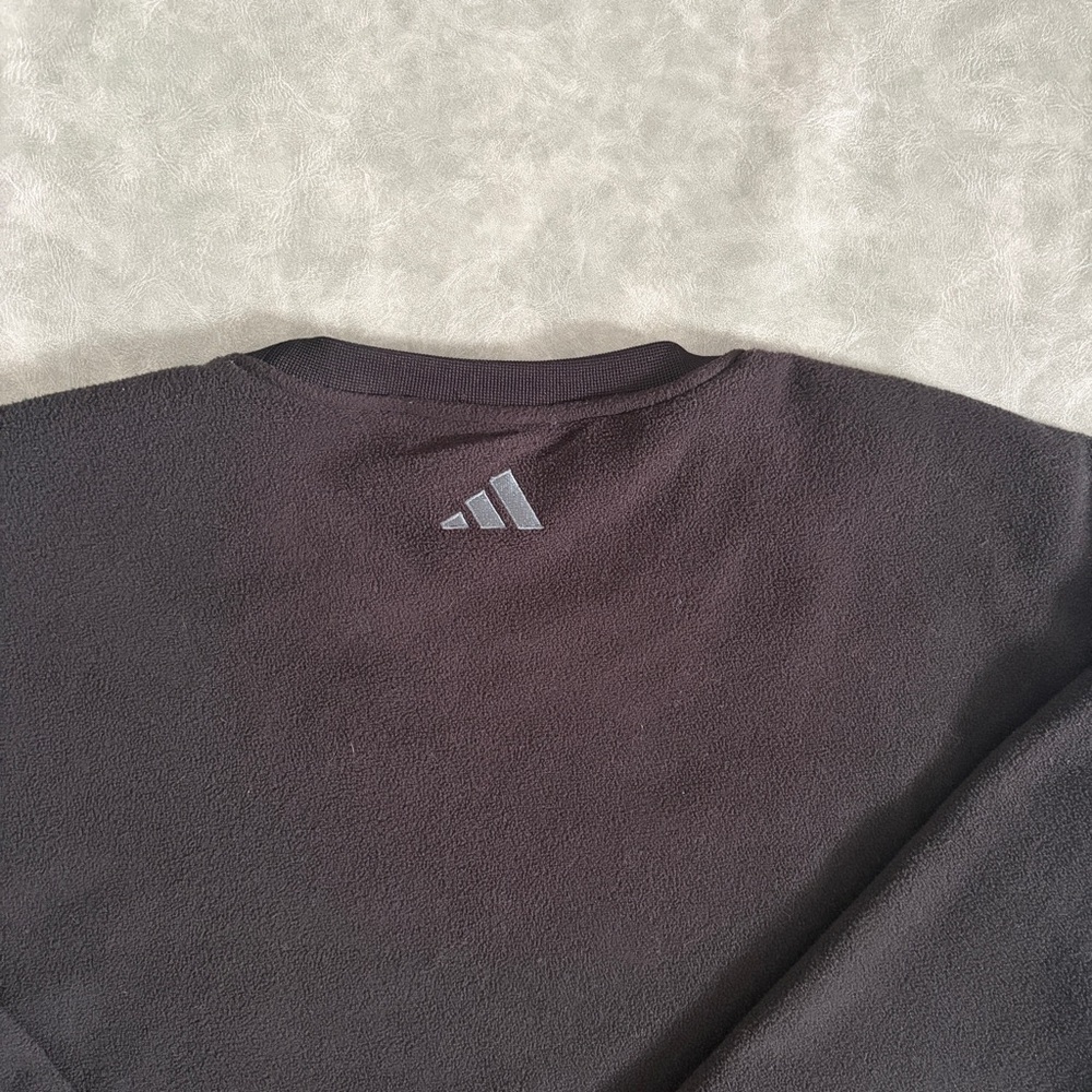 Adidas vintage black fleece crewneck - Picture 6 of 7